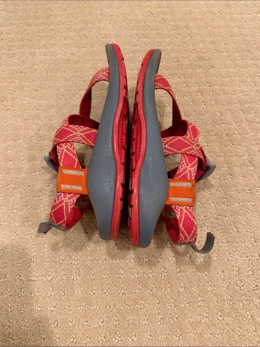 Chaco Girls Z Cloud Sandal Pink Orange